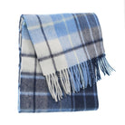 Edinburgh 100% Lambswool Scarf – Premium Soft Wool Wrap - Mill Check Eclipse - Heritage Of Scotland -
