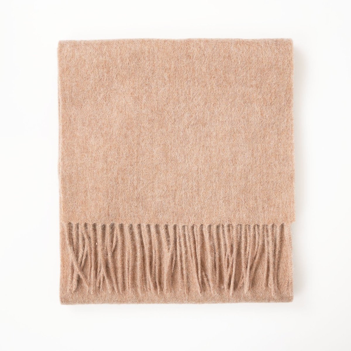 Edinburgh 100% Lambswool Scarf – Premium Soft Wool Wrap - Natural - Heritage Of Scotland -