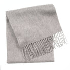 Edinburgh 100% Lambswool Scarf – Premium Soft Wool Wrap - Oyster Grey - Heritage Of Scotland -
