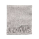 Edinburgh 100% Lambswool Scarf – Premium Soft Wool Wrap - Oyster Grey - Heritage Of Scotland -