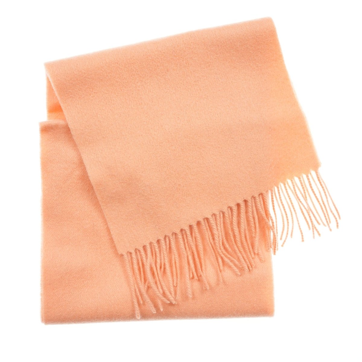 Edinburgh 100% Lambswool Scarf – Premium Soft Wool Wrap - Peach Fuzz - Heritage Of Scotland -