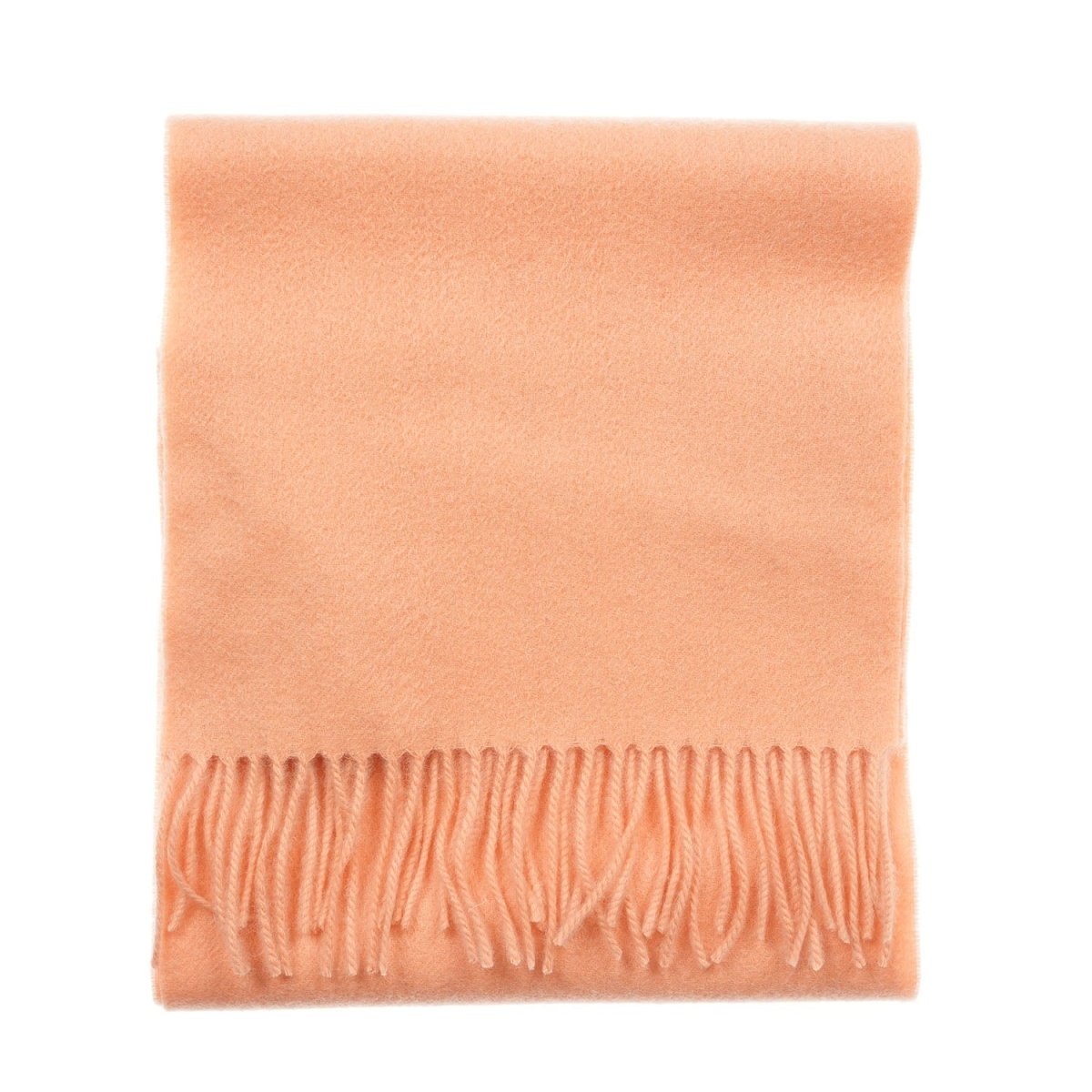 Edinburgh 100% Lambswool Scarf – Premium Soft Wool Wrap - Peach Fuzz - Heritage Of Scotland -