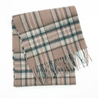 Edinburgh 100% Lambswool Scarf – Premium Soft Wool Wrap - Royal Stewart Vintage Pink - Heritage Of Scotland -