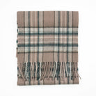 Edinburgh 100% Lambswool Scarf – Premium Soft Wool Wrap - Royal Stewart Vintage Pink - Heritage Of Scotland -