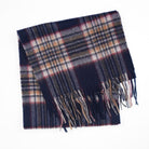 Edinburgh 100% Lambswool Scarf – Premium Soft Wool Wrap - Stewart Navy - Heritage Of Scotland -