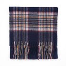 Edinburgh 100% Lambswool Scarf – Premium Soft Wool Wrap - Stewart Navy - Heritage Of Scotland -