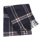 Edinburgh 100% Lambswool Scarf – Premium Soft Wool Wrap - Thomson Navy - Heritage Of Scotland -