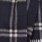 Edinburgh 100% Lambswool Scarf – Premium Soft Wool Wrap - Thomson Navy - Heritage Of Scotland -