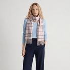 Edinburgh 100% Lambswool Scarf - Soft Warm Luxury Wool Scarf - Thomson Pale Pink - Heritage Of Scotland -