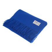 Edinburgh 100% Lambswool Tartan Scarf Dazzling Blue - Heritage Of Scotland - Dazzling Blue