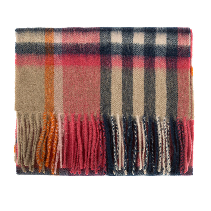 Edinburgh 100% Lambswool Tartan Scarf Macdonald Lt Green Mix - Heritage Of Scotland - MACDONALD LT GREEN MIX