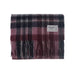 Edinburgh 100% Lambswool Tartan Scarf Macdonald Purple Mix - Heritage Of Scotland - MACDONALD PURPLE MIX