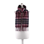 Edinburgh 100% Lambswool Tartan Scarf Macdonald Purple Mix - Heritage Of Scotland - MACDONALD PURPLE MIX