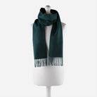 Edinburgh 100% Lambswool Tartan Scarf Rainforest - Heritage Of Scotland - Rainforest