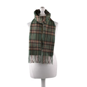 Edinburgh 100% Lambswool Tartan Scarf Royal Stewart Vintage Green - Heritage Of Scotland - ROYAL STEWART VINTAGE GREEN
