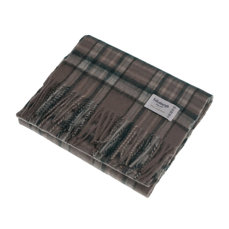 Edinburgh 100% Lambswool Tartan Scarf Royal Stewart Vintage Pink - Heritage Of Scotland - ROYAL STEWART VINTAGE PINK