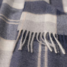 Edinburgh 100% Pure Cashmere Wide Scarf – Luxury Oversized Wrap - Bannockbane Silver - Heritage Of Scotland -