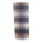 Edinburgh 100% Pure Cashmere Wide Scarf – Luxury Oversized Wrap - Broken Check - Navy and Camel - Heritage Of Scotland -