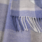 Edinburgh 100% Pure Cashmere Wide Scarf – Luxury Oversized Wrap - Middleton Blue - Heritage Of Scotland -
