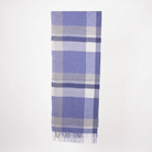 Edinburgh 100% Pure Cashmere Wide Scarf – Luxury Oversized Wrap - Middleton Blue - Heritage Of Scotland -