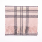 Edinburgh 100% Pure Cashmere Wide Scarf – Luxury Oversized Wrap - Thomson Pink - Heritage Of Scotland -