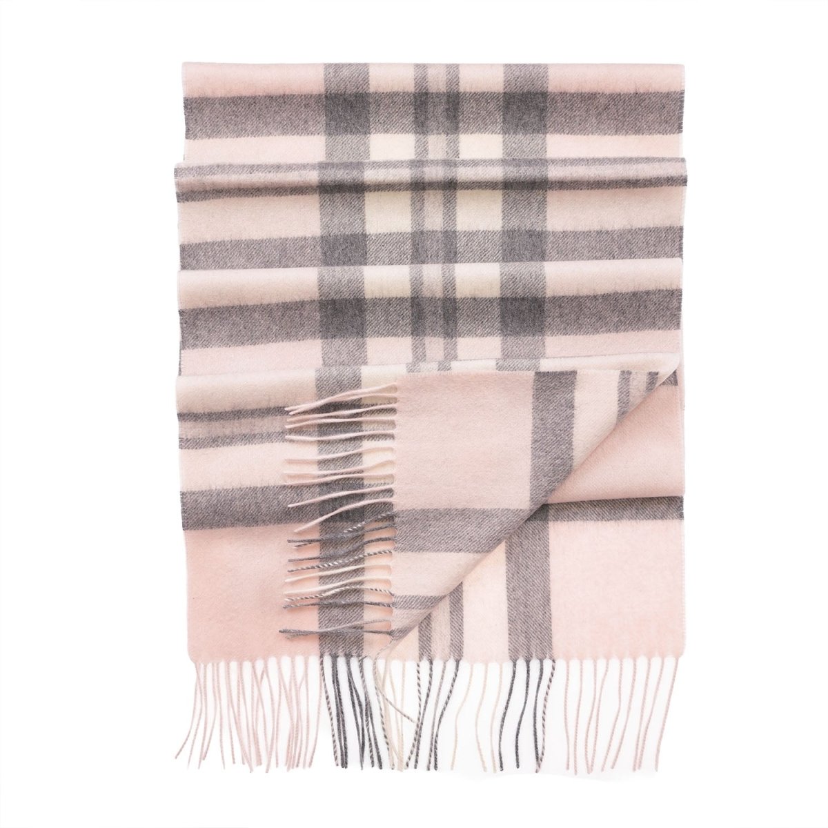 Edinburgh 100% Pure Cashmere Wide Scarf – Luxury Oversized Wrap - Thomson Pink - Heritage Of Scotland -