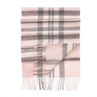 Edinburgh 100% Pure Cashmere Wide Scarf – Luxury Oversized Wrap - Thomson Pink - Heritage Of Scotland -