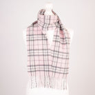 Edinburgh Cashmere Mini Scarf Thomson Pale Pink - Heritage Of Scotland -