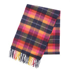 Edinburgh Cashmere Premium Lightweight Scarf - Soft Luxury Wrap - Galaxy Plaid Navy - Heritage Of Scotland -