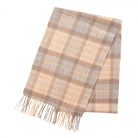 Edinburgh Cashmere Premium Lightweight Scarf - Soft Luxury Wrap - Mackellar Natural - Heritage Of Scotland -