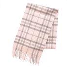 Edinburgh Cashmere Premium Lightweight Scarf - Soft Luxury Wrap - Thomson Pale Pink - Heritage Of Scotland -