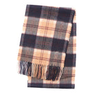 Edinburgh Cashmere Premium Lightweight Scarf - Ultra-Soft Luxury Wrap - Bannockbane Navy - Heritage Of Scotland -