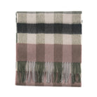 Edinburgh Cashmere Premium Lightweight Scarf - Ultra-Soft Luxury Wrap - Giant Chequer - Green - Heritage Of Scotland -