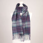 Edinburgh Cashmere Premium Lightweight Scarf - Ultra-Soft Luxury Wrap - Mackellar Mix Blue - Heritage Of Scotland -