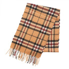 Edinburgh Cashmere Premium Lightweight Scarf - Ultra-Soft Luxury Wrap - Thomson Camel - Heritage Of Scotland -