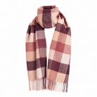 Edinburgh Cashmere Scarf 5 Square Tartan - Burgundy - Heritage Of Scotland - 5 SQUARE TARTAN - BURGUNDY / One Size