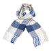 Edinburgh Cashmere Scarf Forrester Black White - Heritage Of Scotland - FORRESTER BLACK WHITE