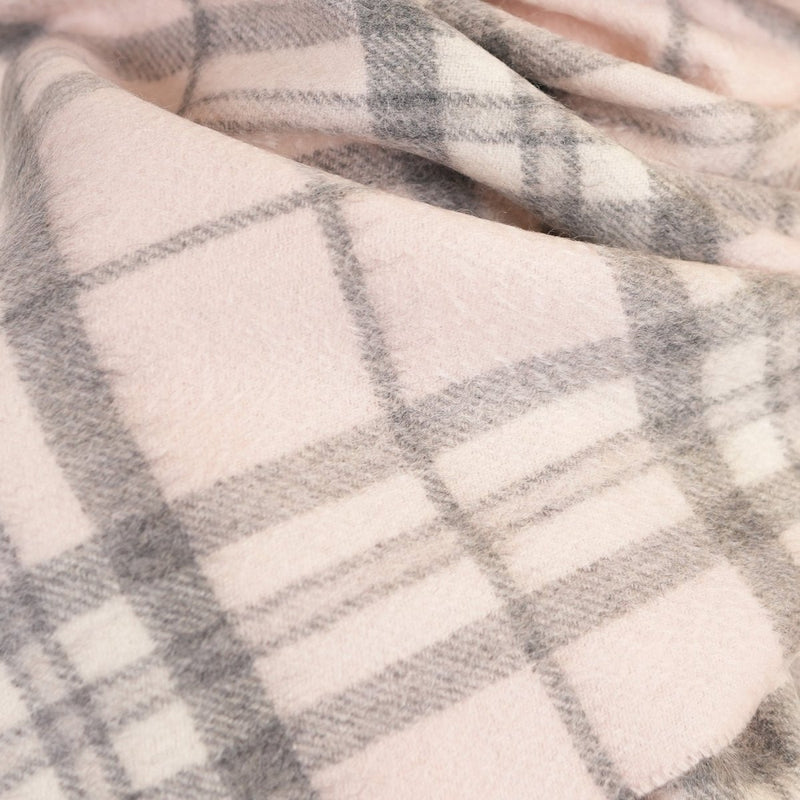 Edinburgh Cashmere Scarf Thomson Pale Pink - Heritage Of Scotland - THOMSON PALE PINK / One Size