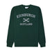 Edinburgh Harvard Reflective Sweatshirt - Heritage Of Scotland - BOTTLE GREEN