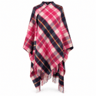 Edinburgh Lambswool Long Tartan Cape - Cragg Check Eminence - Heritage Of Scotland -