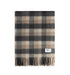 Edinburgh Lambswool Stole Big Check Natural Brown - Heritage Of Scotland - BIG CHECK NATURAL BROWN