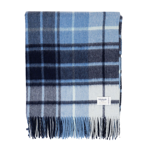 Edinburgh Lambswool Stole Mill Check Eclipse - Heritage Of Scotland - MILL CHECK ECLIPSE