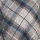 Edinburgh Lambswool Tartan Stole - Soft Luxury Check Wrap with Fringe - Dove and Grey Check - Heritage Of Scotland -