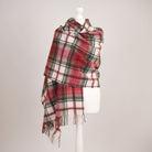 Edinburgh Lambswool Tartan Stole - Soft Luxury Check Wrap with Fringe - Macduff Dress - Heritage Of Scotland -
