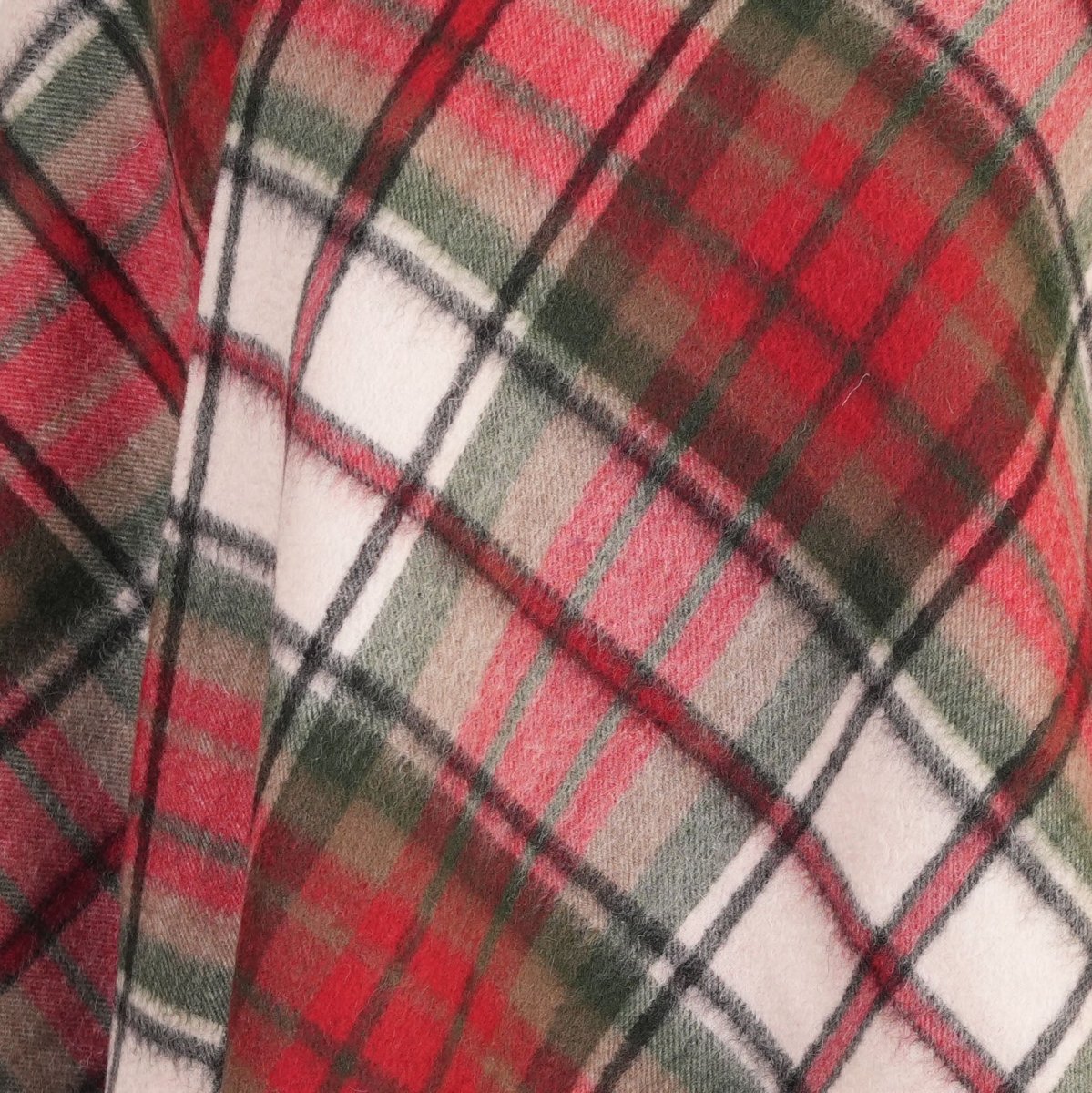 Edinburgh Lambswool Tartan Stole - Soft Luxury Check Wrap with Fringe - Macduff Dress - Heritage Of Scotland -