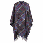 Edinburgh Long Lambswool Tartan Cape – Premium Plaid Wrap - Anderson - Heritage Of Scotland -