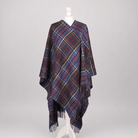 Edinburgh Long Lambswool Tartan Cape – Premium Plaid Wrap - Anderson - Heritage Of Scotland -