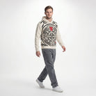 Edinburgh Scotland Celtic Knot Hoodie – Cream | Heritage Inspired Hooded Sweatshirt - Heritage Of Scotland - S