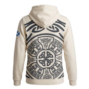 Edinburgh Scotland Celtic Knot Hoodie – Cream | Heritage Inspired Hooded Sweatshirt - Heritage Of Scotland - S