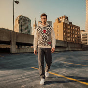 Edinburgh Scotland Celtic Knot Hoodie – Cream | Heritage Inspired Hooded Sweatshirt - Heritage Of Scotland - S
